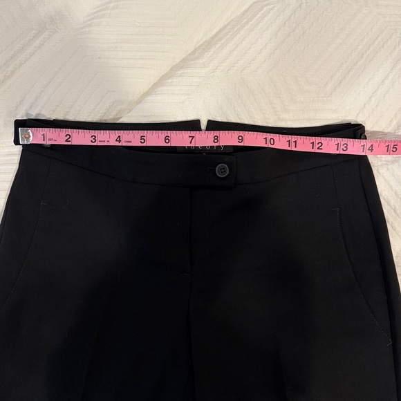 Classic Black Wool Theory Trousers - Picture 7 of 8